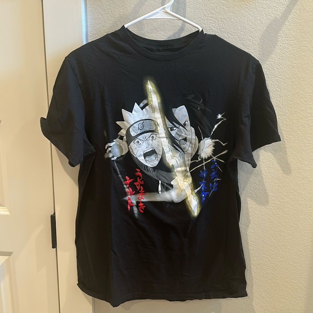 EUC Naruto Brand Size M Medium Short Sleeve Graphic Tee T-Shirt Top